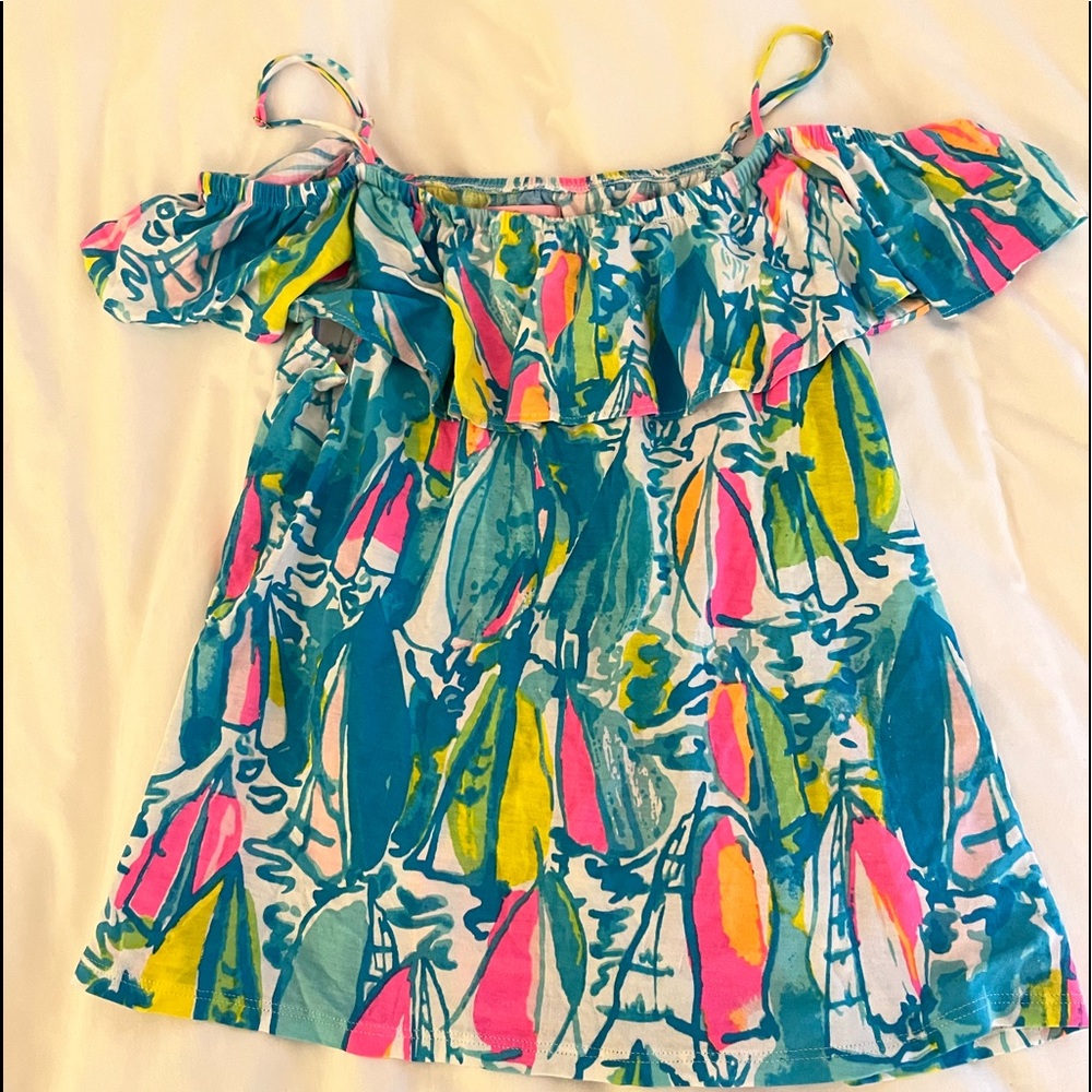 Lilly Pulitzer off the shoulder top in XS